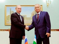 Путин прибыл с визитом в Ташкент