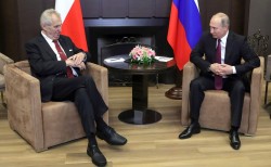 Путин провёл переговоры с Земаном