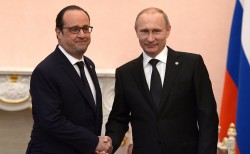 Путин и Олланд обсудили мировые проблемы