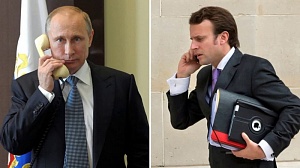 Путин и Макрон обсудили «отравление» Навального
