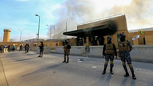 По посольству США в Багдаде нанесли три ракетных удара