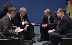 Песков рассказал о встрече Путина и Джонсона в Берлине