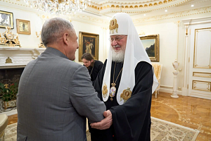 Патриарх Кирилл встретился с главой Татарстана 